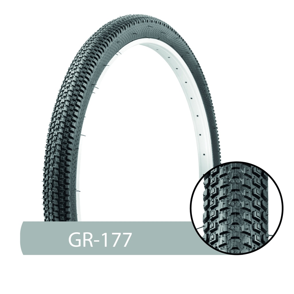 LLANTA BICICLETA+26 X 2.35+NEGRA+(60-559)+GR-177+MARCA+GRID+VULCANO