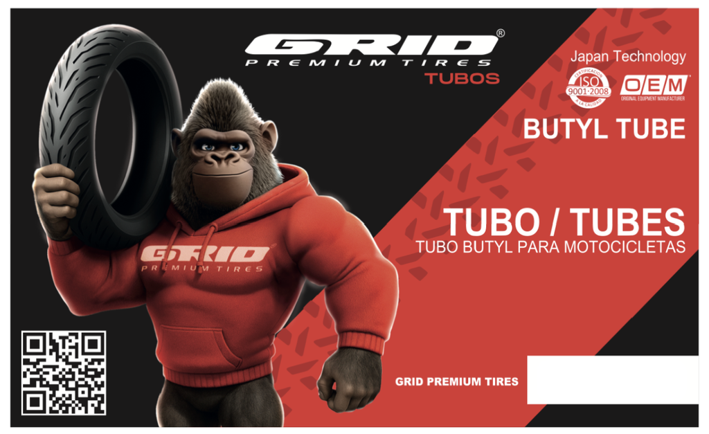 Tubo 110/90-16  TR4 BUTYL  Marca GRID