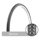 LLANTA BICICLETA+24 X 1 3/8+NEGRA+(37-540)+GR-016+MARCA+GRID+BAGGER
