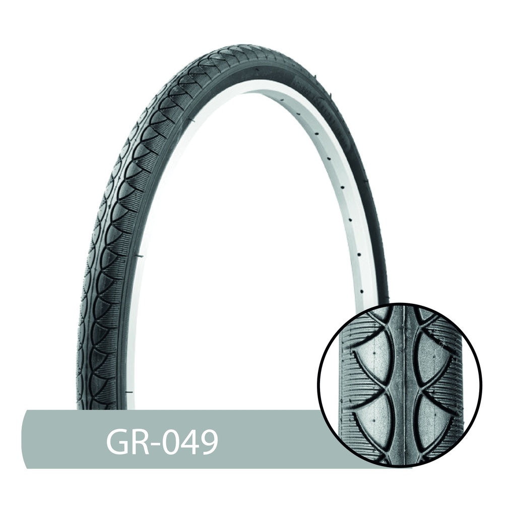 LLANTA BICICLETA+24 X 1 3/8+NEGRA+(37-540)+GR-049+MARCA+GRID+FINICHLINE