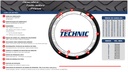 Llanta para moto 120/100-18 (TT) Tipo Tubo Modelo TXC Marca Technic Brasil