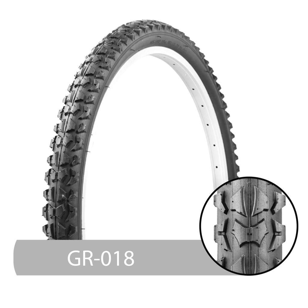 LLANTA BICICLETA+26 X 2.35+NEGRA+(60-559)+GR-018+MARCA+GRID+BLACKSTAR
