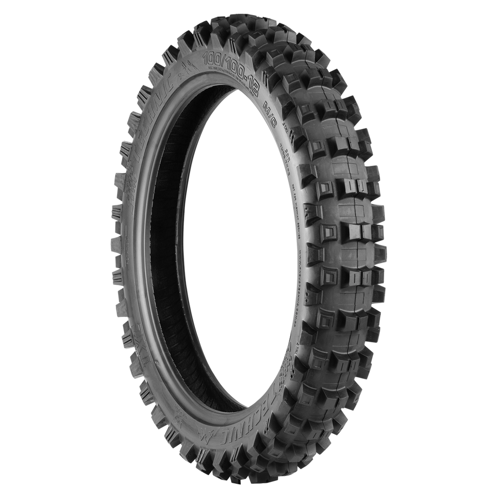 Llanta para moto 100/100-18 (TT) Tipo Tubo Modelo TXC Marca Technic Brasil