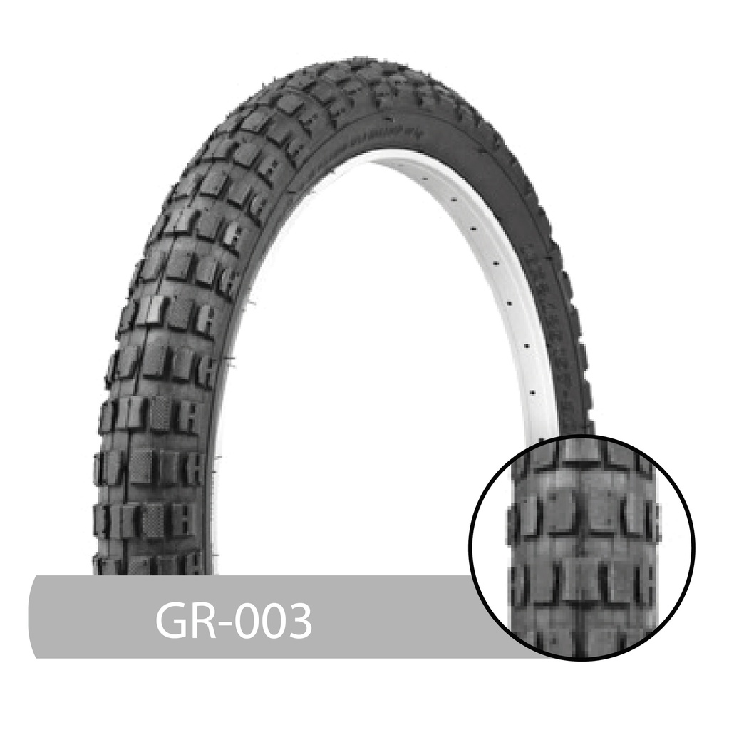 LLANTA BICICLETA+20 X 2.125+NEGRA+(57-406)+GR-003+MARCA+GRID+BEST TRACK