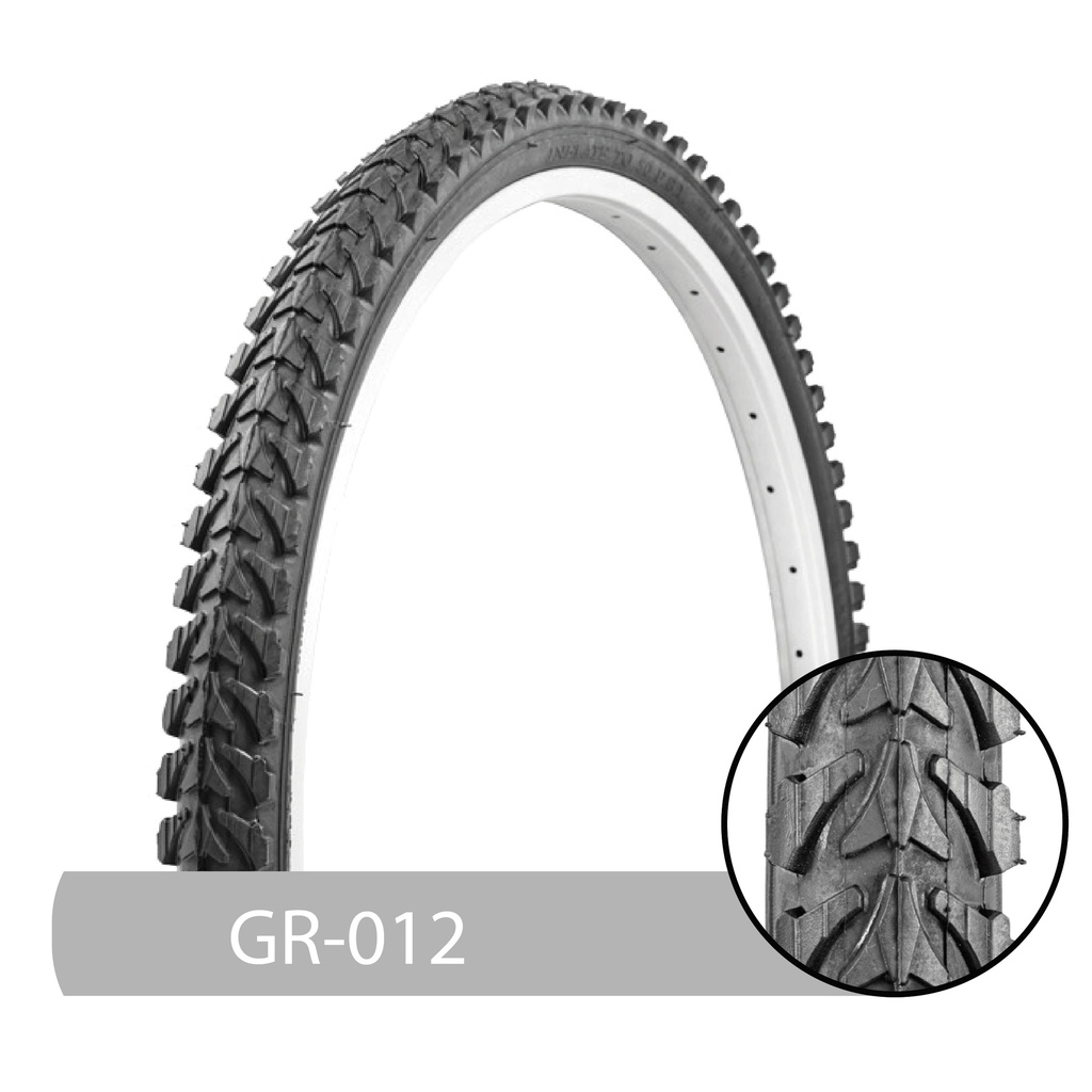 LLANTA BICICLETA+24 X 2.125+NEGRA+(57-507)+GR-012+MARCA+GRID+WIN