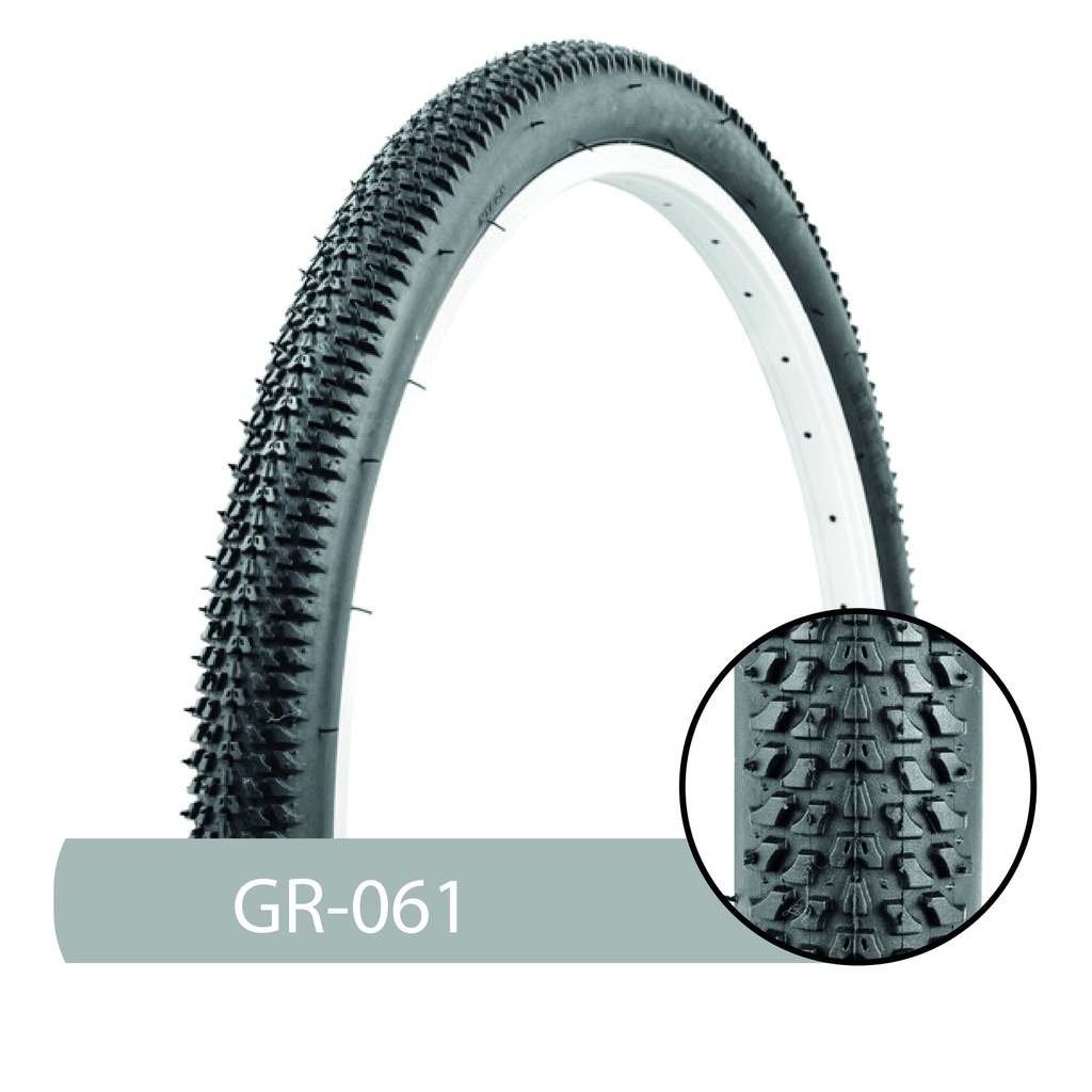 LLANTA BICICLETA+24 X 2.125+NEGRA+(57-507)+GR-061+MARCA+GRID+RX30
