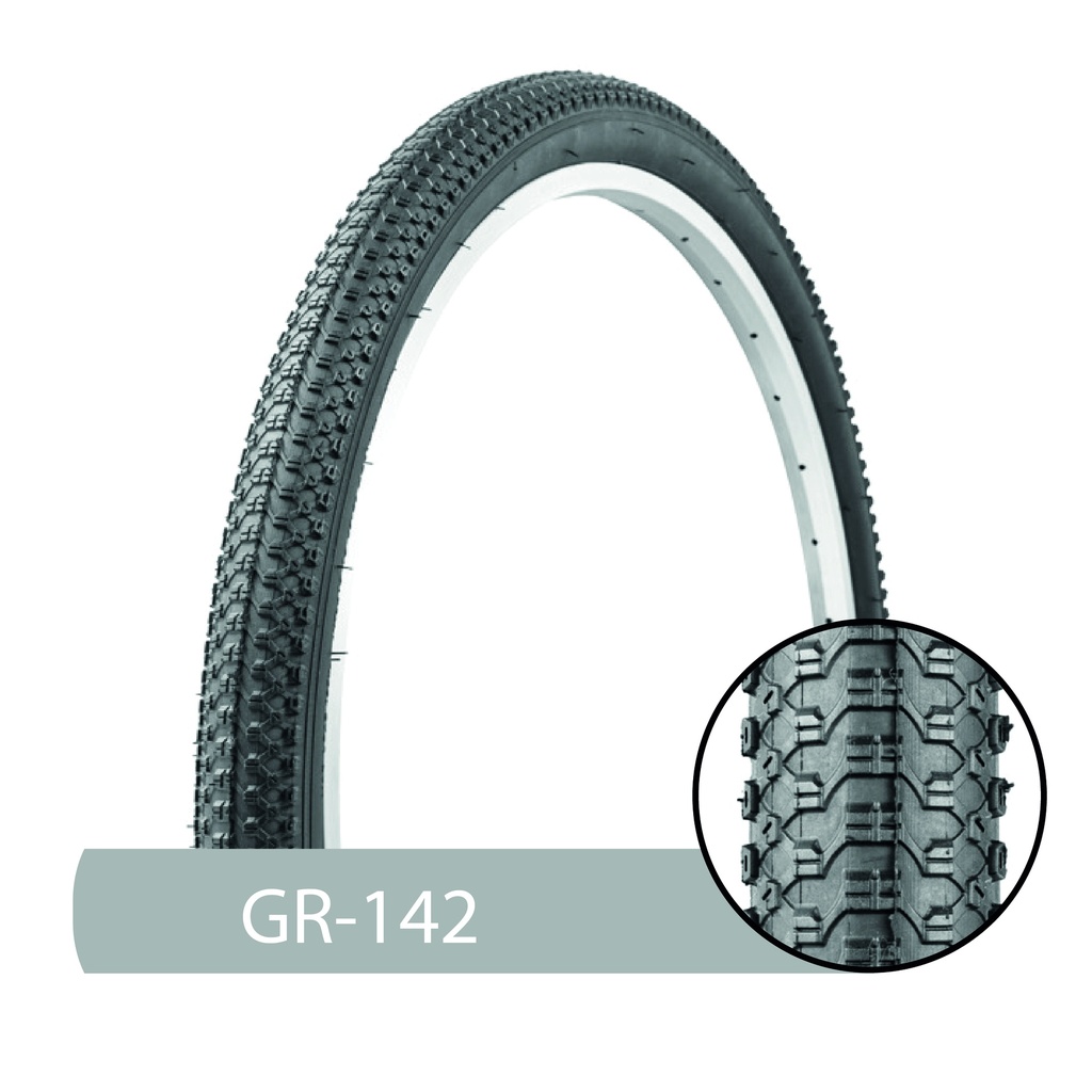 LLANTA BICICLETA+26 X 2.125+NEGRA+(57-559)+GR-142+MARCA+GRID+TWO FURY
