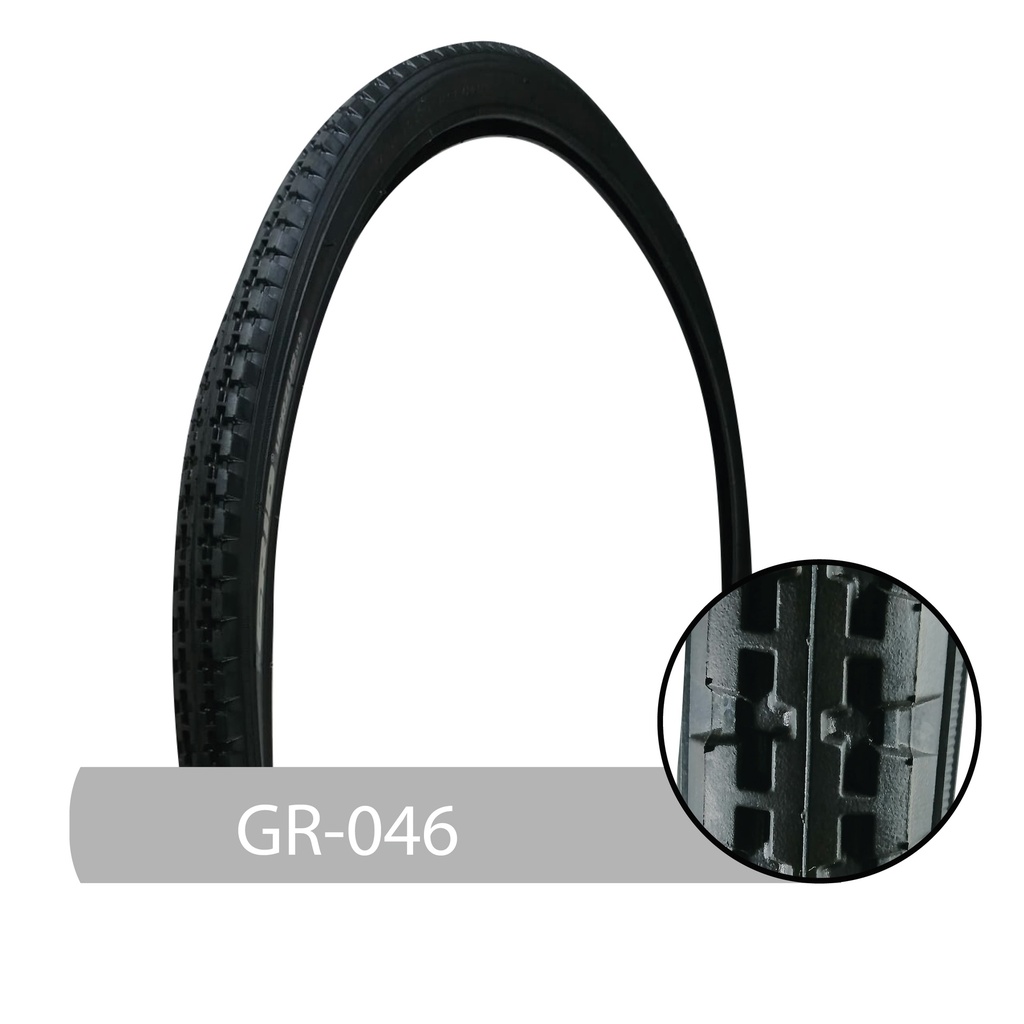 LLANTA BICICLETA+28 X 1 1/2+NEGRA+(40-635)+GR-046+MARCA+GRID+VERZUS