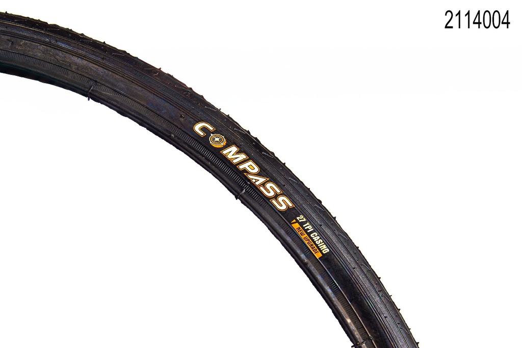 LLANTA+700 X 23C+P1179+27TPI+NEGRA+MARCA+COMPASS